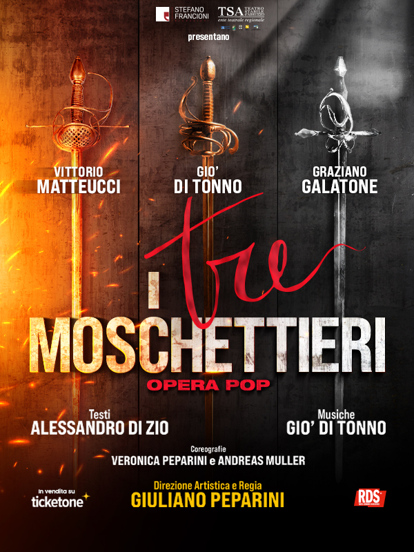 I tre moschettieri opera pop